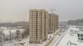 Ход строительства. Корпуса 1-6. Отделка фасадов и внутренние работы. Аэрофотосъёмка от 24.01.18 г.