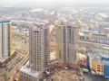 ЖК «Золотые Ворота». Ход строительства. 25-этажный монолитный жилой дом. Аэрофотосъемка от 03.11.2017