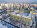 ЖК «Варшавское шоссе 141». Корпуса 1, 2, 3. Аэрофотосъемка. Фото от 16.01.2017 г.