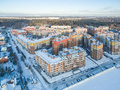 ЖК «Пятницкие кварталы». Первая очередь строительства. Аэрофотосъемка. Фото от 12.12.2016 г.