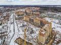 ЖК «Пятницкие кварталы». Ход строительства второй очереди. аэрофотосъемка. Фото от 31.03.2017 г.