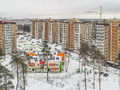 ЖК «Мелодия леса». Корпуса 1, 2, 3, 4. Детский сад. Аэрофотосъемка. Фото от 03.01.2017 г.