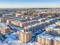 Экопарк «Горчаково». Корпуса 1, 2, 6, 7, 11, 13.  Аэрофотосъемка. Фото от 23.11.2016 г.