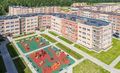 ЖК «Малая Истра». Внутренний двор корп. 2. Введен в эксплуатацию. Аэрофотосъемка. Фото от 28.06.2017 г.
