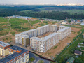 Мкр. «Красногорский». Ход строительства новых корпусов. Аэрофотосъемка. Фото от 29.06.2016 г.