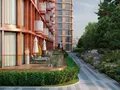 Квартиры с патио на первых этажах.