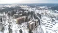Смарт квартал Лесная Отрада зимой. Общий вид. Аэрофотосъемка 28.12.2020 г.