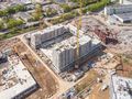 Ход строительства корпусов 1 и 2. Аэрофотосъемка. Фото от 13.05.2017 г.
