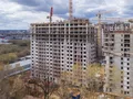 Ход строительства 2 корпуса. Ведется монтаж верхних средних этажей. Аэрофотосъёмка от 27.04.18 г.