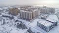 ЖК «Новое Бутово». Готовые корпуса комплекса с собственной инфраструктурой. Аэрофотосъемка от 10.01.2019 г.