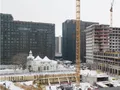 МФК «Царская площадь». Стадия строительства корпусов А, Е, П, Р. Аэрофотосъемка от 12.02.2018 г.