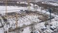 Продолжается строительство новых корпусов. Общий вид территории застройки. Аэрофотосъёмка от 10.12.18 г.