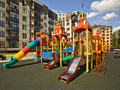 ЖК «Солнечный» (Троицк). Детская игровая площадка. Фото от 02.08.2016 г.