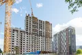Ход строительства. Ведутся фасадные работы. Июнь 2018 года.