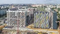 Возведенные корпуса 3Б, 2Б. Начало строительства корпусов 1А, 1Б. Аэрофотосъемка. Фото от 17.06.2019 г.