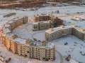 Ход строительства домов 1, 2, 7. Аэрофотосъемка от 30.01.2017 г.