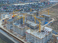 Жилой район «Испанские кварталы». Строительство корпусов 1.1, 1.2, 1.3, 1.4, 2.1, 2.2, 2.3. Аэрофотосъемка. Фото от 19.04.2016 г.