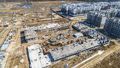 12 корпус, начальная стадия строительства. Аэрофотосъемка от 11.04.2019.