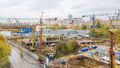 Общий вид на стройплощадку. Аэрофотосъемка от 1.09.2019