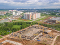 ЖК «Лучи». Ход строительства. Окрестности. Аэрофотосъемка. Фото от 22.05.2016 г.