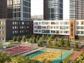 Школа на 800 учащихся на территории комплекса.