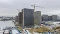 Общий вид 4 корпуса 2 очереди строительства. Аэрофотосъемка от 26.01.2023 г.
