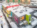 Мкр. «Загорье». Возведены два детских сада на 125 и 180 мест;
школа на 710 учеников.Аэрофотосъемка от 20.02.2018 г.