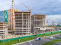 ЖК «Эталон-Сити». Ход строительства. Корпуса Б4, Б3, Б2, Б1. Аэрофотосъемка. Фото от 20.07.2017 г.