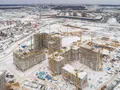 ЖК «Испанские кварталы». Ход строительства корпусов 3.1, 3.2, 3.3, 12.1, 12.2, 12.3. Аэрофотосъемка. Фото от 21.01.2017 г.