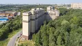 Вид на Олимпийскую улицу и Видновскую эстакаду. Аэрофотосъемка от 31.08.2018г.