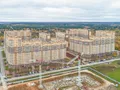 Общий вид стройки в сторону железной дороги. Аэрофотосъемка от 16.10.17 г.