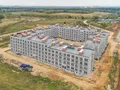 ЖК «Новогорск Парк». Ход строительства. Квартал 4. Аэрофотосъемка. Фото от 28.09.2017 г.