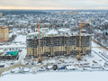 ЖК «Лукино-Варино». Ход строительство второй очереди. Аэрофотосъемка. Фото от 24.12.2016 г.