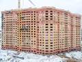 ЖК «Зеленые аллеи». Ход строительства корпуса 2.1. Аэрофотосъемка. Фото от 28.01.2017 г.