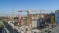 Ход строительства. Монтаж средних этажей корпуса 1. Аэрофотосъемка от 22.07.2019 г.