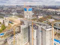 Жилой квартал «HEADLINER» (Хедлайнер). Ход строительства. Корпуса 1, 2. Аэрофотосъемка. Фото от 22.10.2017 г.