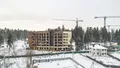 Вид корпуса. Ход строительства. Аэрофотосъемка 28.12.2020 г.
