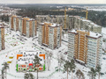 ЖК «Мелодия леса». Корпуса 1, 2, 3, 4. Детский сад. Аэрофотосъемка. Фото от 03.01.2017 г.