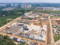ЖК «Лучи». Ход строительства. Аэрофотосъемка. Фото от 27.07.2016 г.