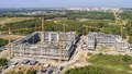 Ход строительства 4 квартала проекта. Корпуса 4.1, 4.2. Аэрофотосъёмка от 28.08.18 г.
