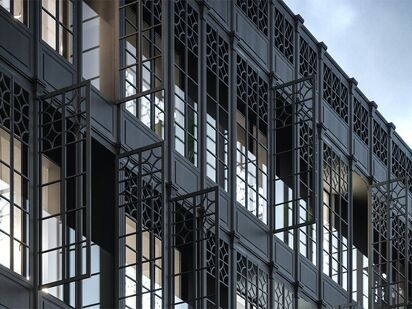 Детали оформления фасадов. Комплекс особняков «Камергер»|Новострой-М