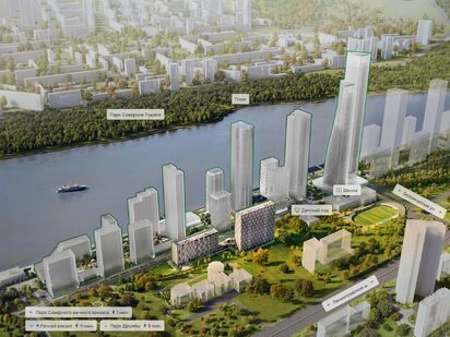 Генеральный план. ЖК «Мангазея на Речном»|Новострой-М