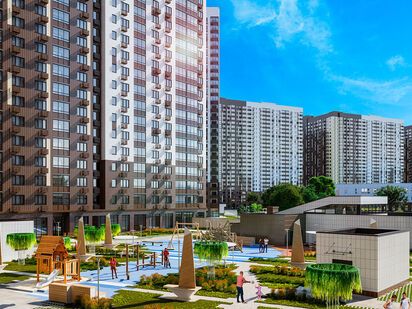 Благоустройство территории. ЖК «1-й Лермонтовский»|Новострой-М