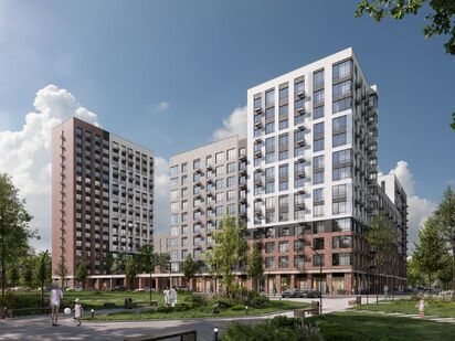 Архитектурная концепция новостройки, вдохновлена пейзажами русского Севера, Поморья и Карелии. ЖК «1-й Химкинский» (Первый Химкинский)|Новострой-М