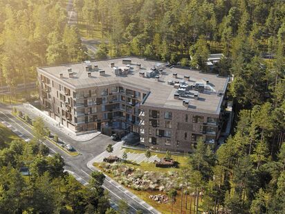 Общий вид клубного дома Клубный дом «Точка отсчета»|Новострой-М