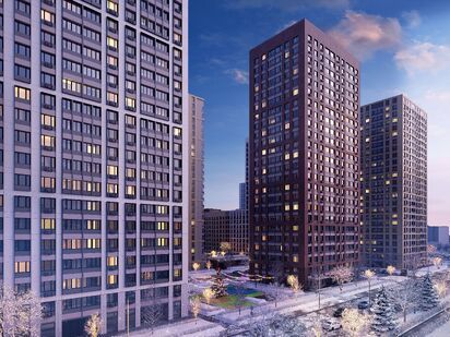 ЖК «Сиреневый парк» зимой ЖК «Сиреневый парк»|Новострой-М