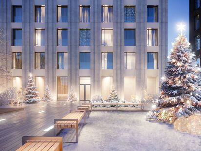 ЖК Dialog в зимнее время года ЖК Dialog (Диалог)|Новострой-М