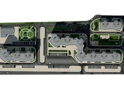 Генеральный план комплекса. ЖК «Высокий берег»|Новострой-М