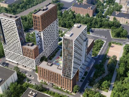 Вид сверху. ЖК «Рихард»|Новострой-М