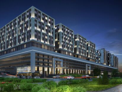 Все корпуса в квартале возводятся по монолитной технологии и оснащаются навесными вентилируемыми фасадами ЖК «Парк Легенд»|Новострой-М